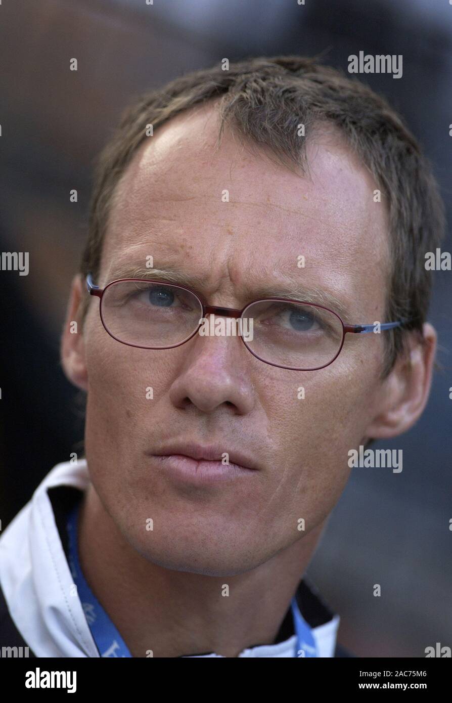Lo Stadio Olimpico di Monaco di Baviera Germania 8.8.2002, Campionato Europeo di Atletica, DIETER BAUMANN (GER) Foto Stock