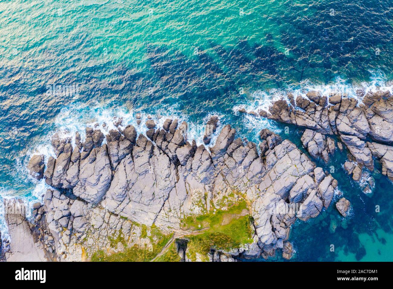 Il paesaggio costiero. Foto Stock