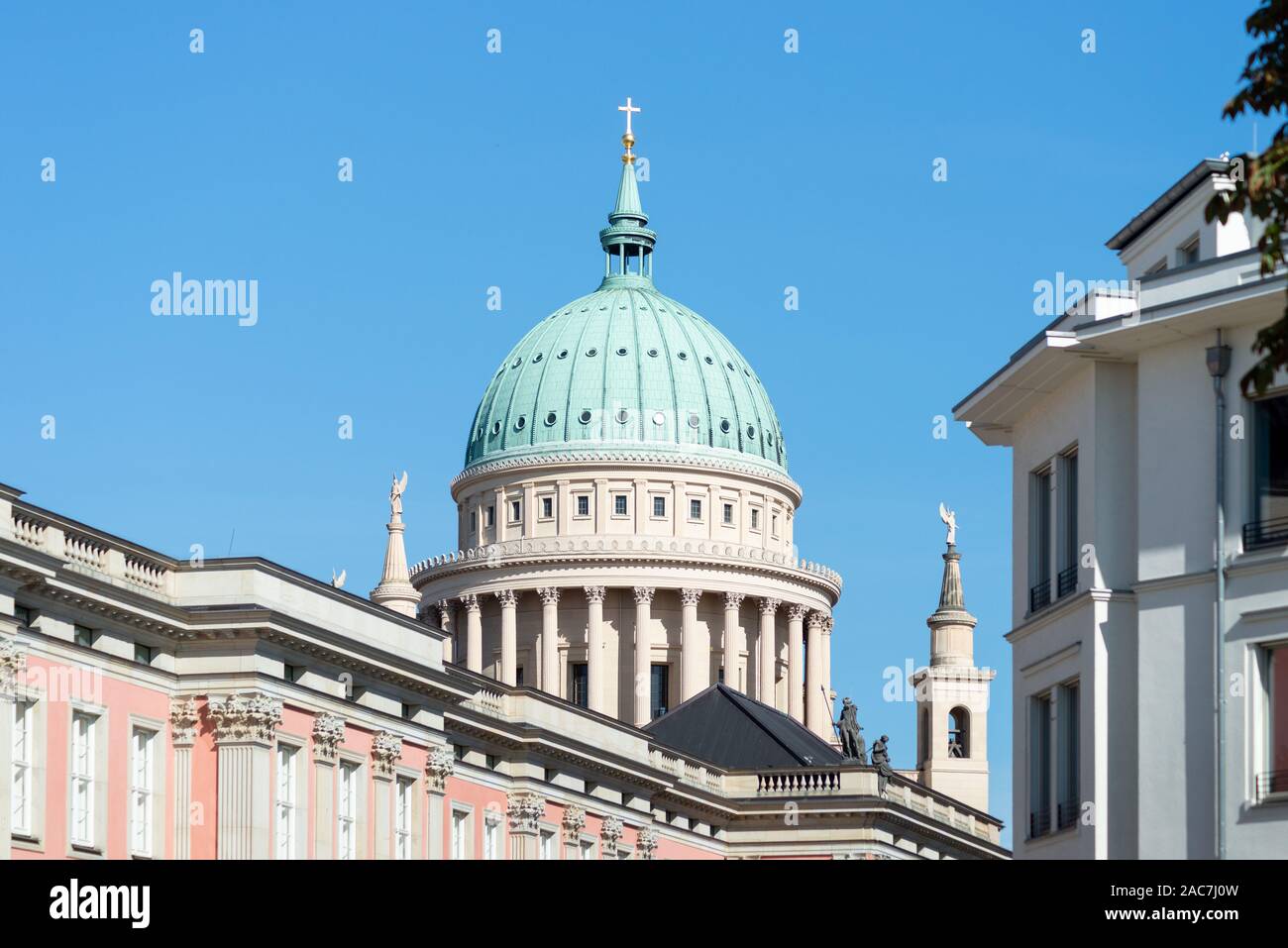 La Chiesa di San Nicola, Potsdam e Berlino Foto Stock