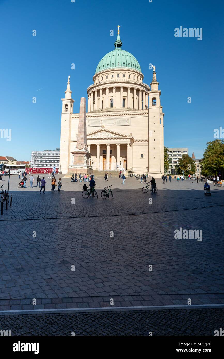 La Chiesa di San Nicola, Potsdam e Berlino Foto Stock
