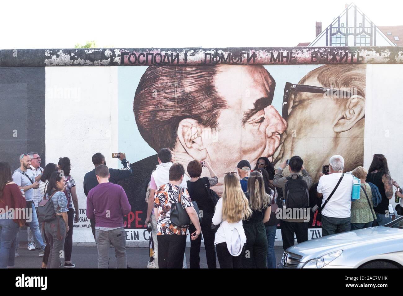 Muro di Berlino Foto Stock