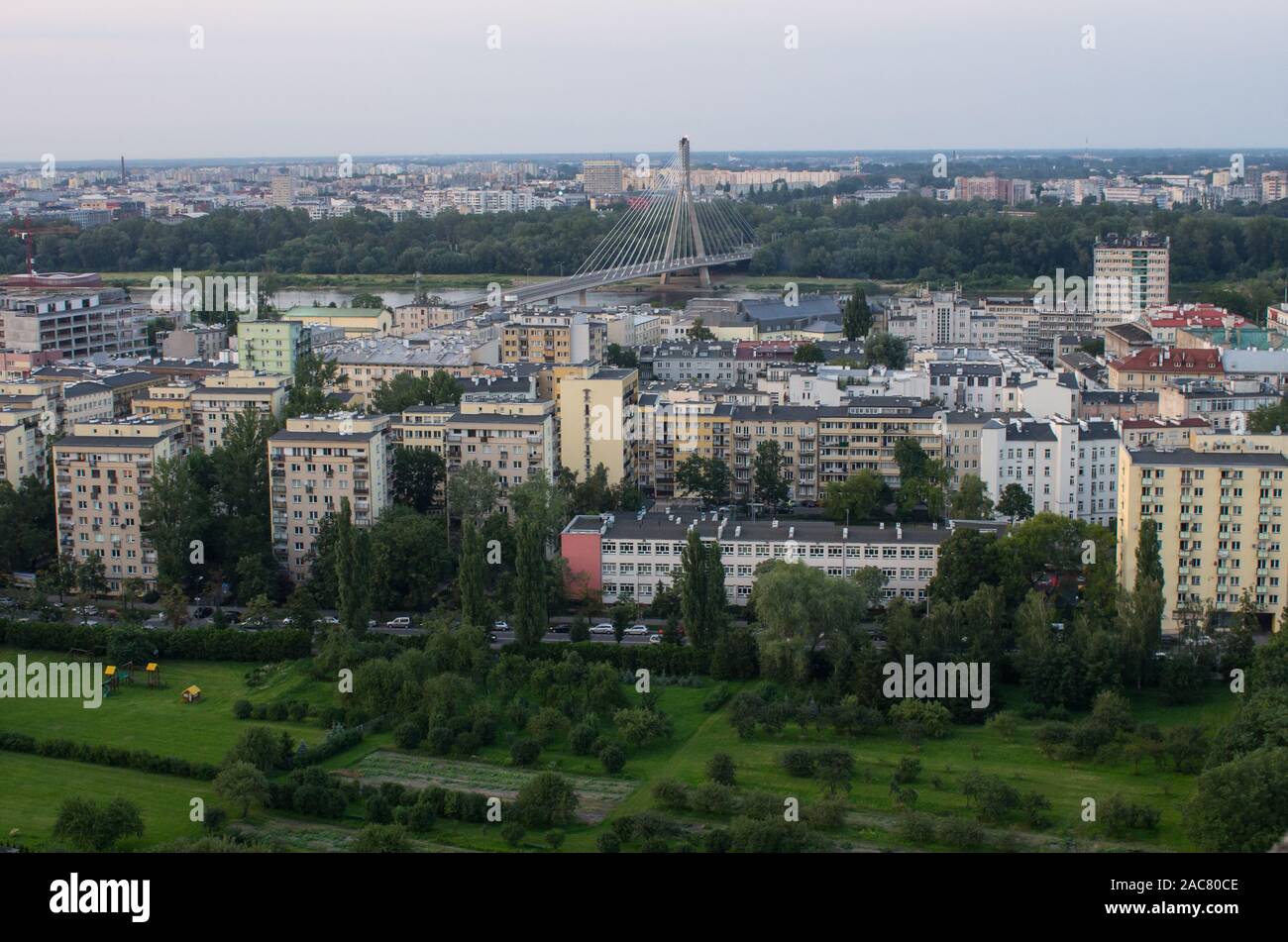 Vista di Varsavia, Polonia Foto Stock