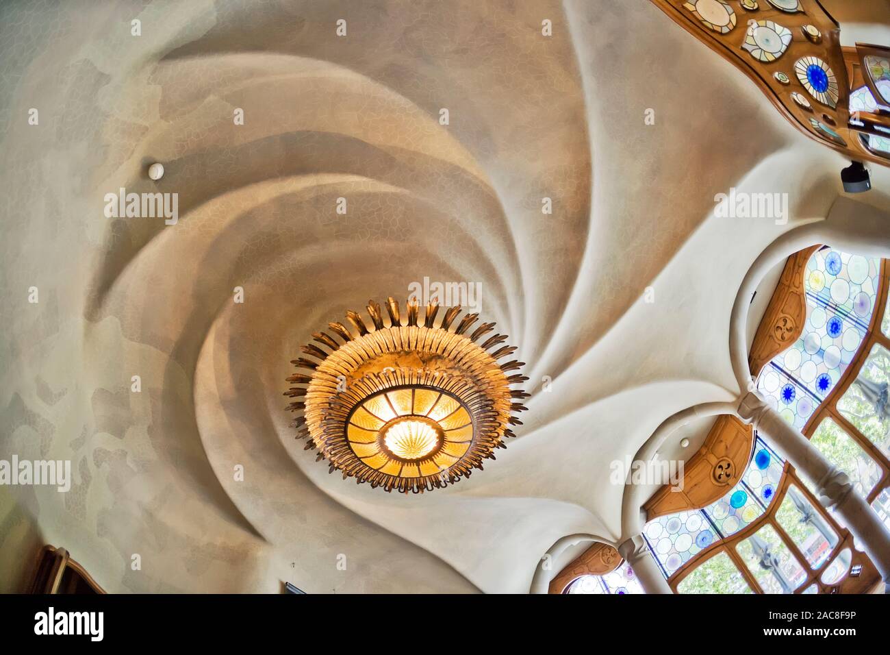 Casa Batllo, Barcellona, in Catalogna, Spagna Foto Stock