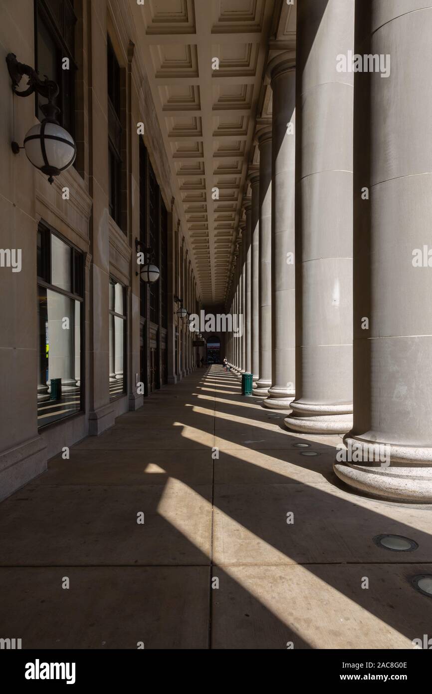 La Union Station, Chicago, Illinois, Stati Uniti d'America Foto Stock