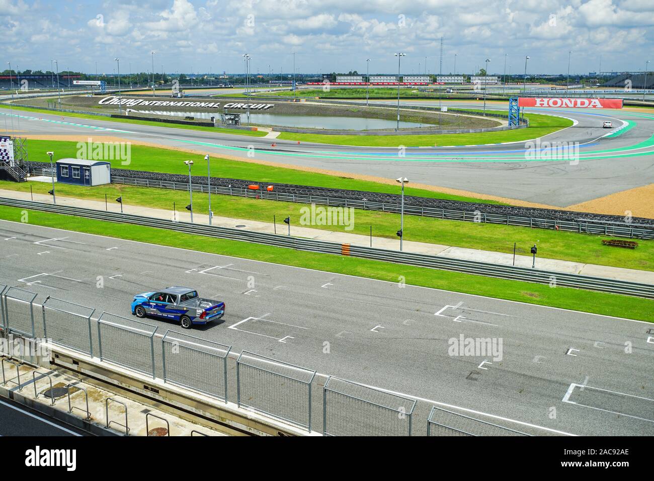 Buriram, Tailandia - 11 Ottobre 2019: Chang nel Circuito Internazionale Buriram provincia, Thailandia. Foto Stock