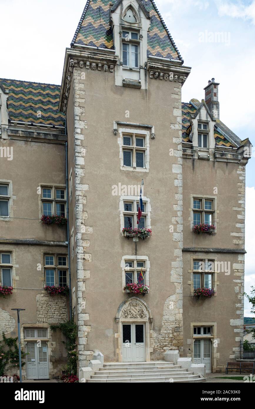Town Hall, Meursault Foto Stock