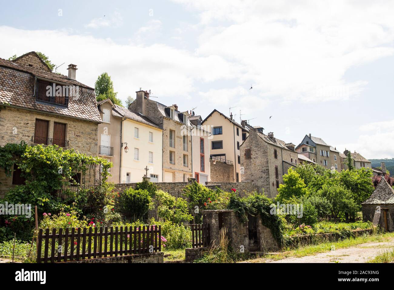 Villaggio francese, Bordeaux Foto Stock