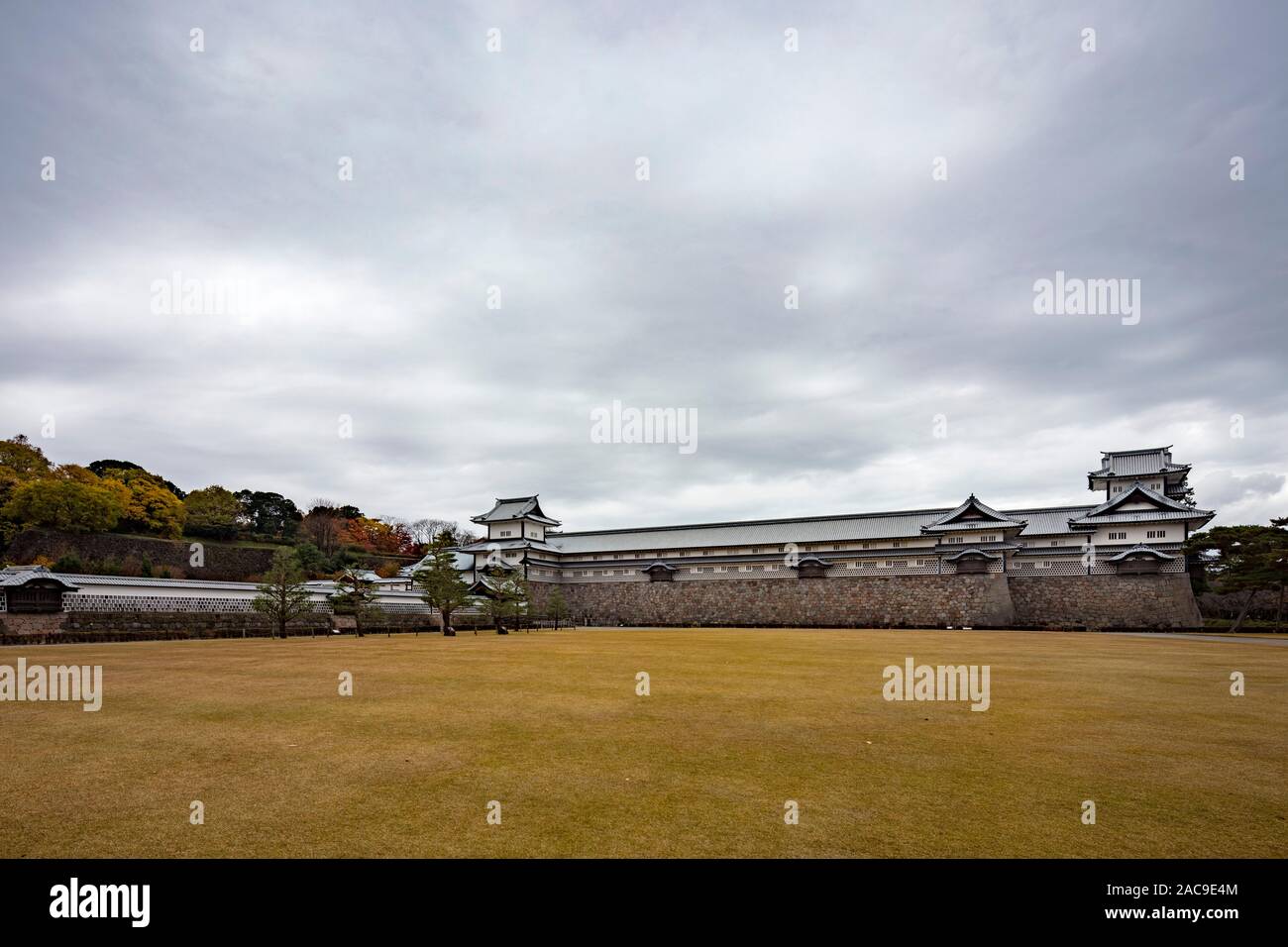 Il Castello di Kanazawa, Kanazawa, Ishikawa Prefettura, Giappone Foto Stock
