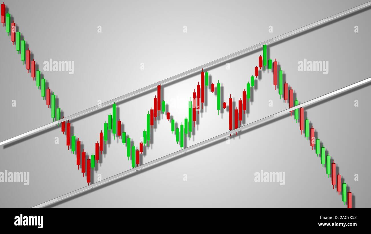 Tenere scorte di bandiera modello grafico 3D illustrazione Foto Stock