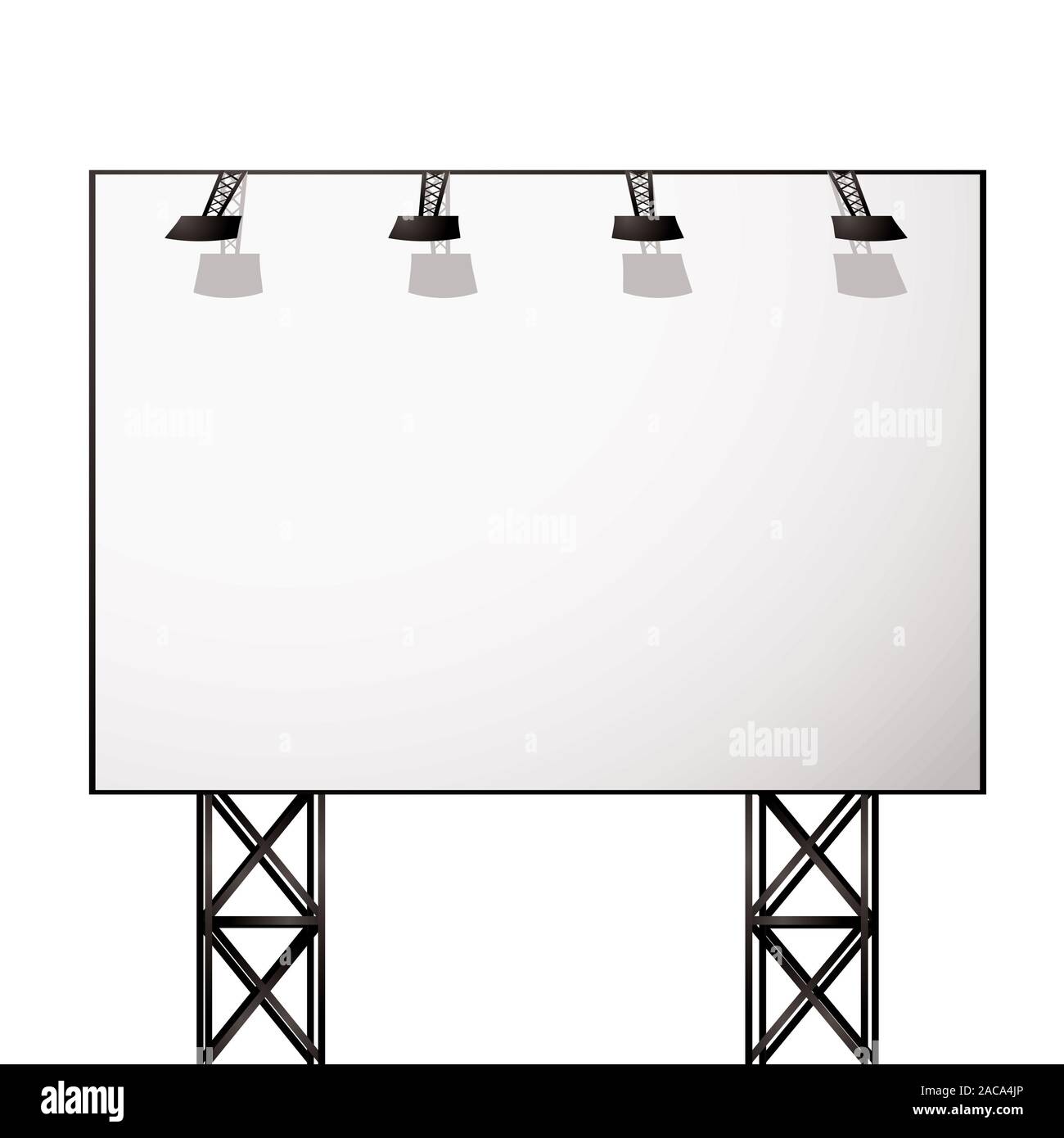 Affissioni ombra bianca Foto Stock