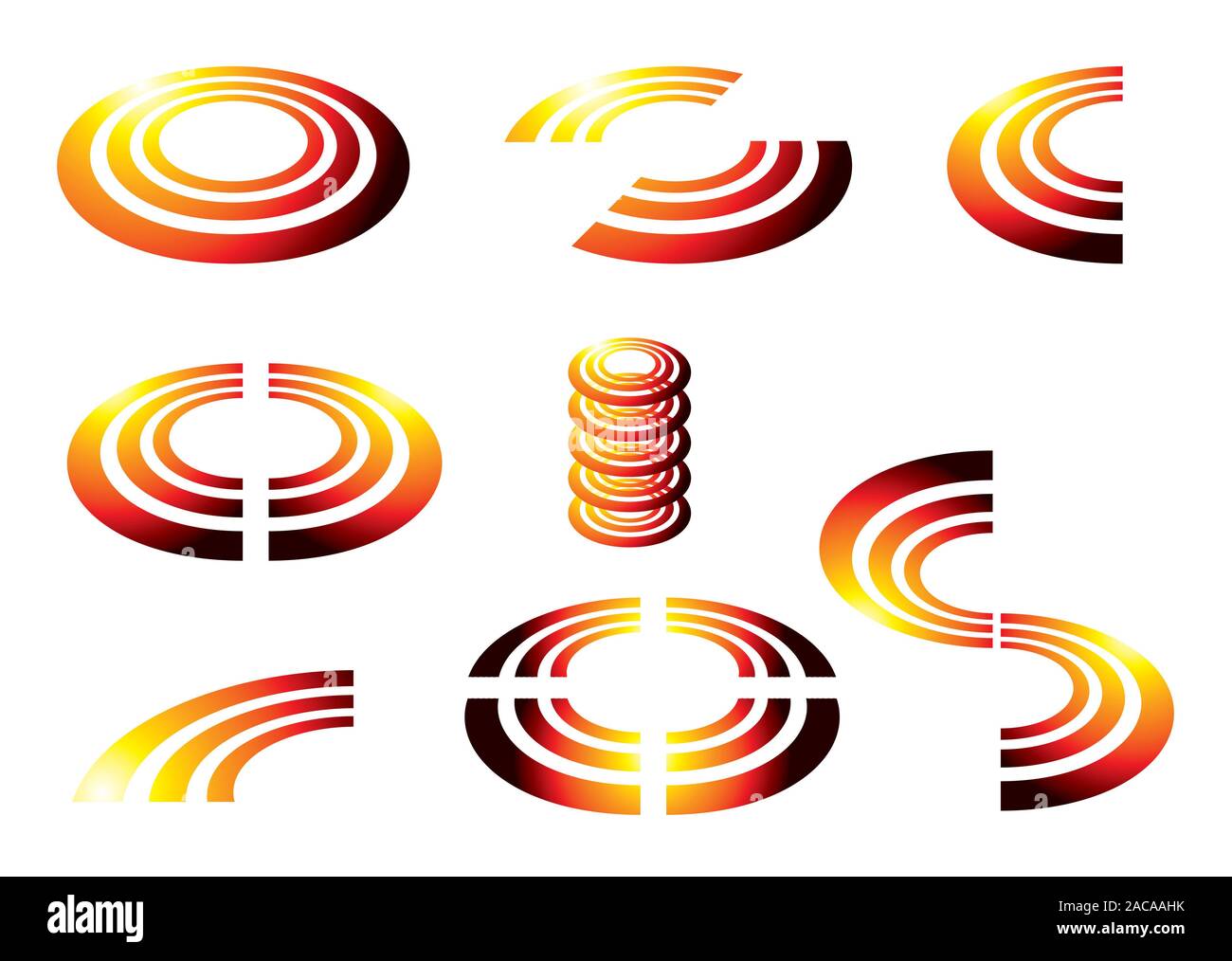 SUN icona bagliore Foto Stock