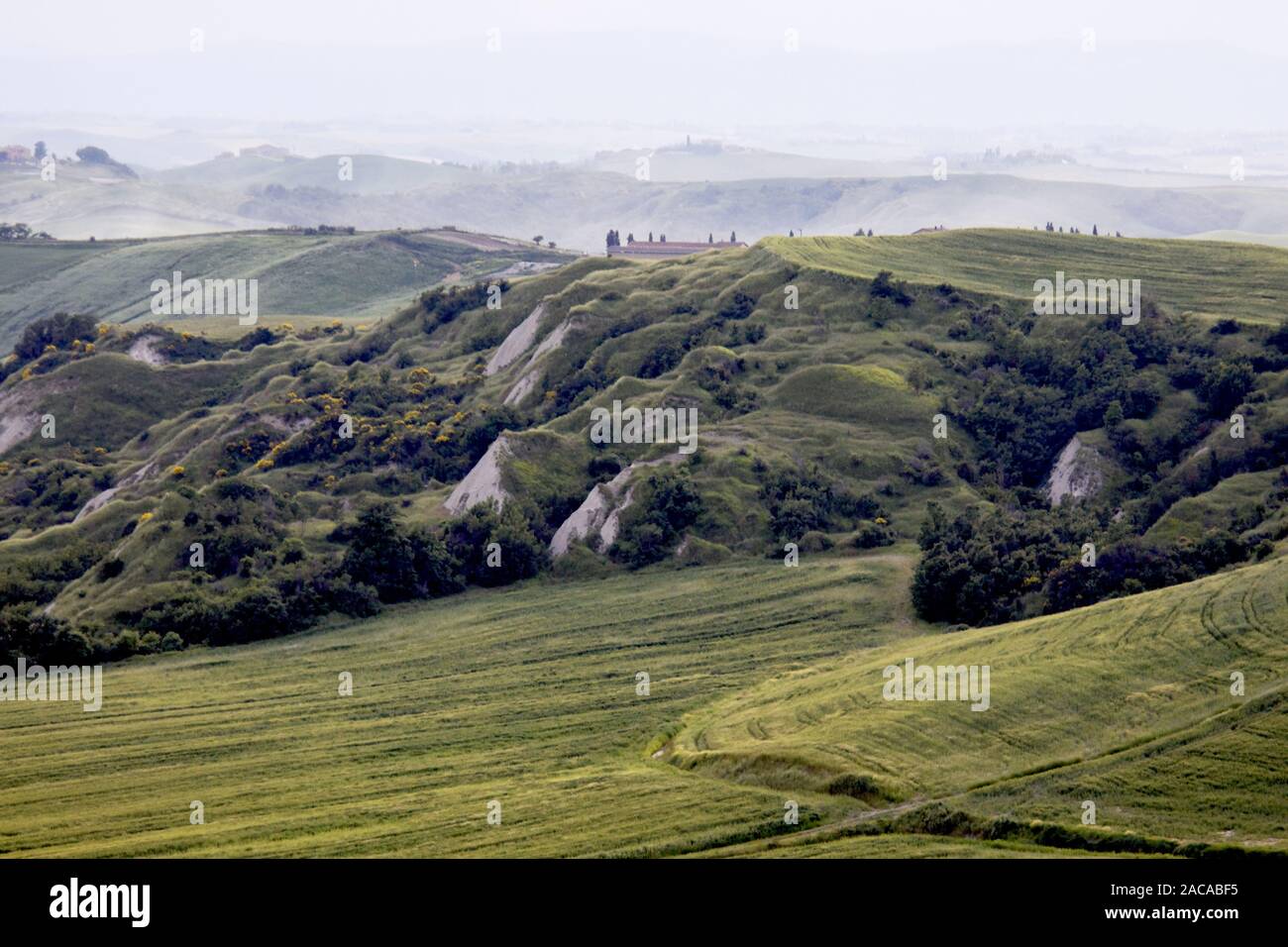 Ponte di terra in Toscana Foto Stock