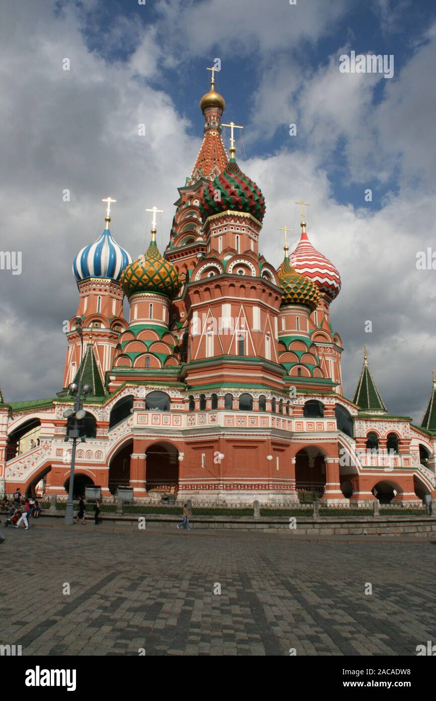 Russland, Moskau, roter Platz, Basiliuskathedrale - Russia, Mosca, la piazza rossa, la Cattedrale di San Basilio Foto Stock