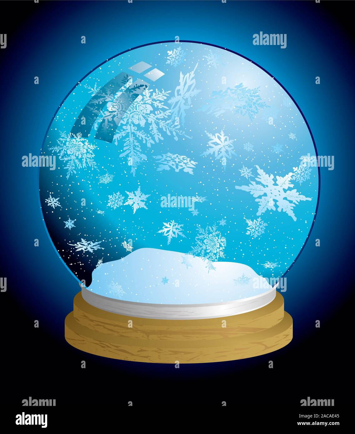 Snow Globe light Foto Stock