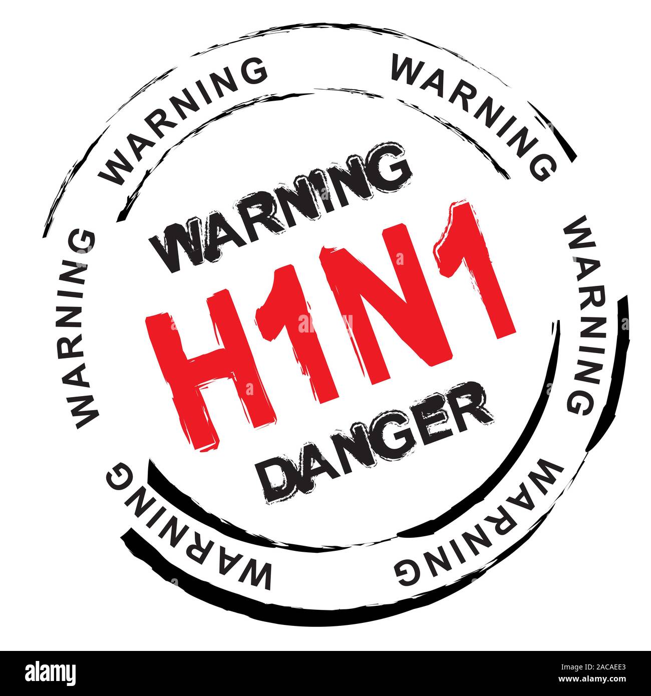 Influenza suina pericolo Foto Stock