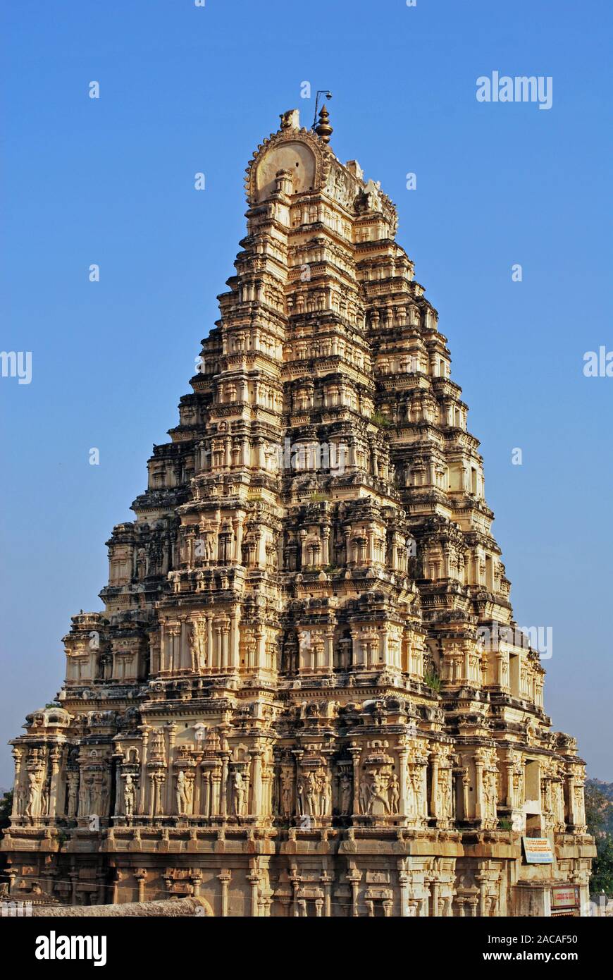 Tempio Virupaksha in Hampi, nell India meridionale Foto Stock