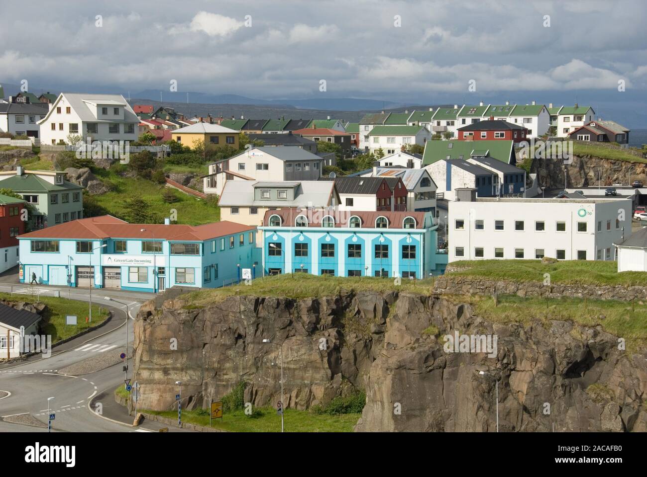 vista della città Foto Stock