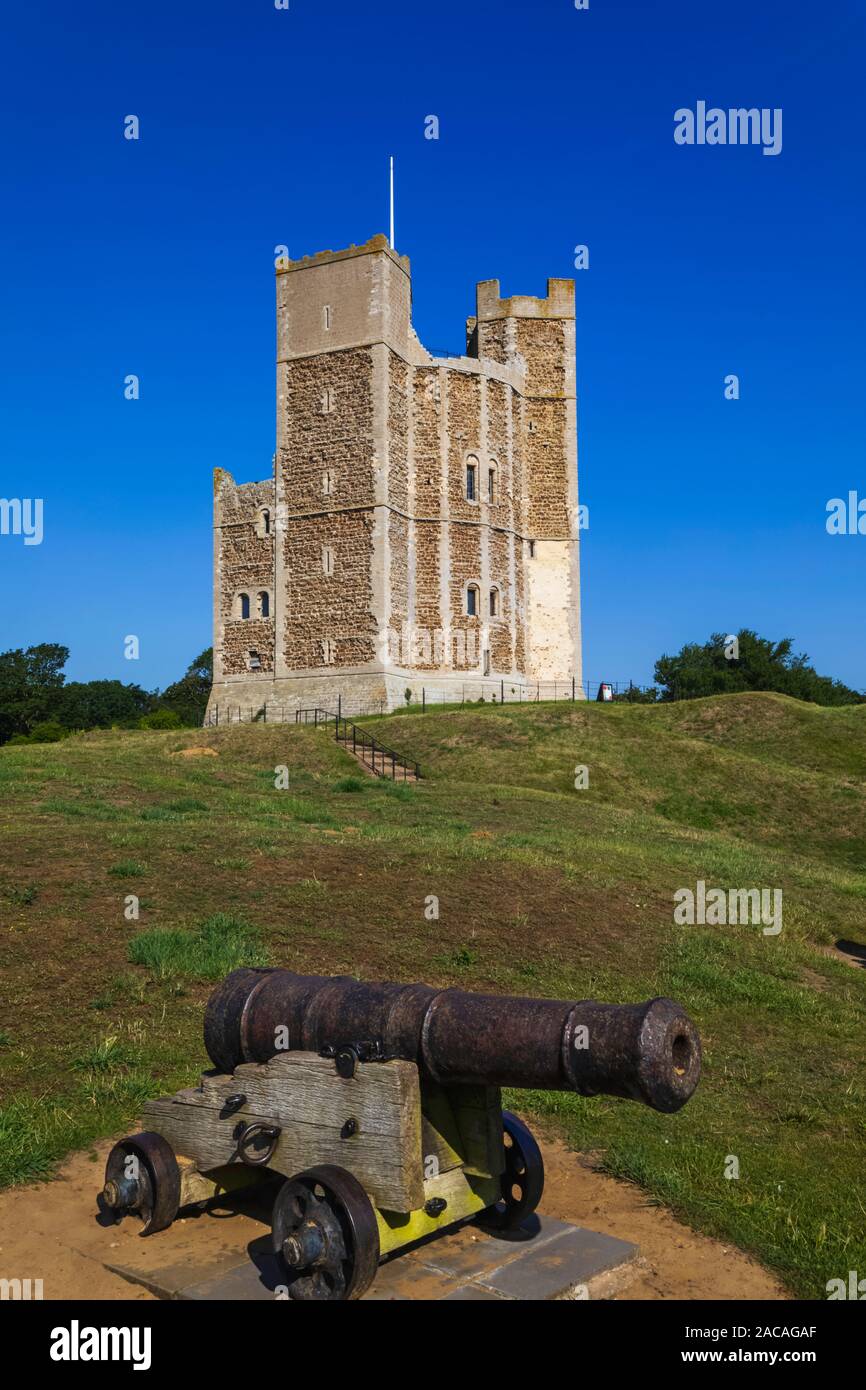 Inghilterra, Suffolk, Orford, Orford Castle Foto Stock