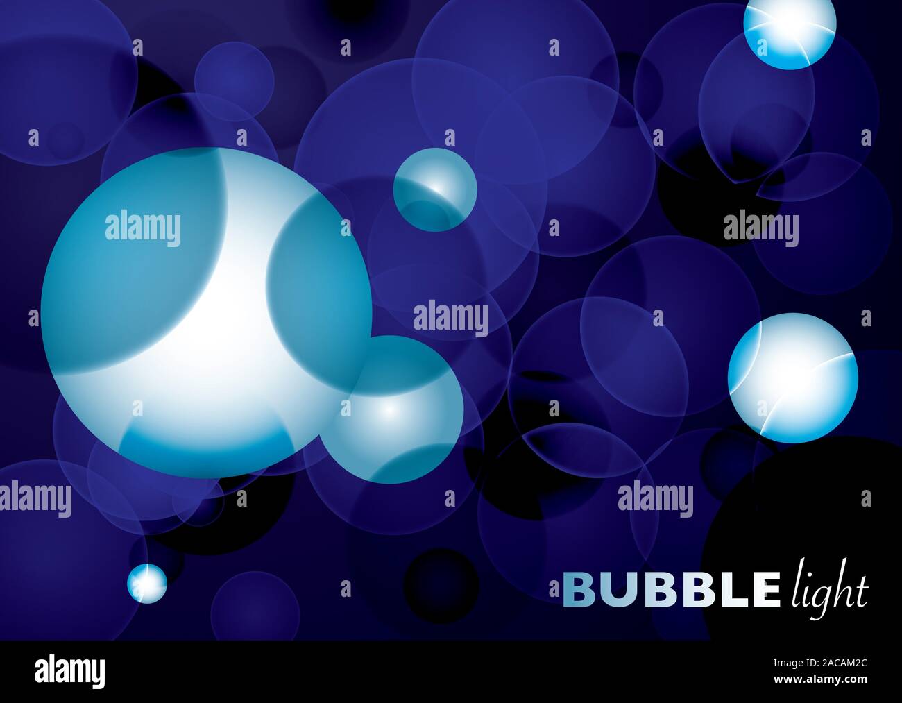 Bubble stampa leggera Foto Stock
