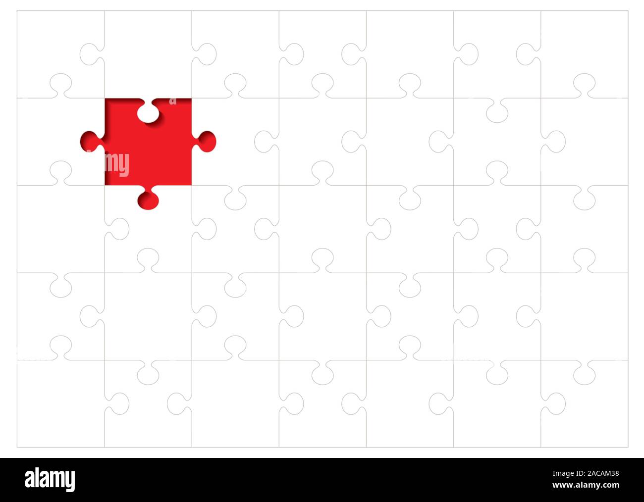 Pezzo del puzzle gioco di puzzle trasparente di forma classica immagine  tagliata Foto stock - Alamy