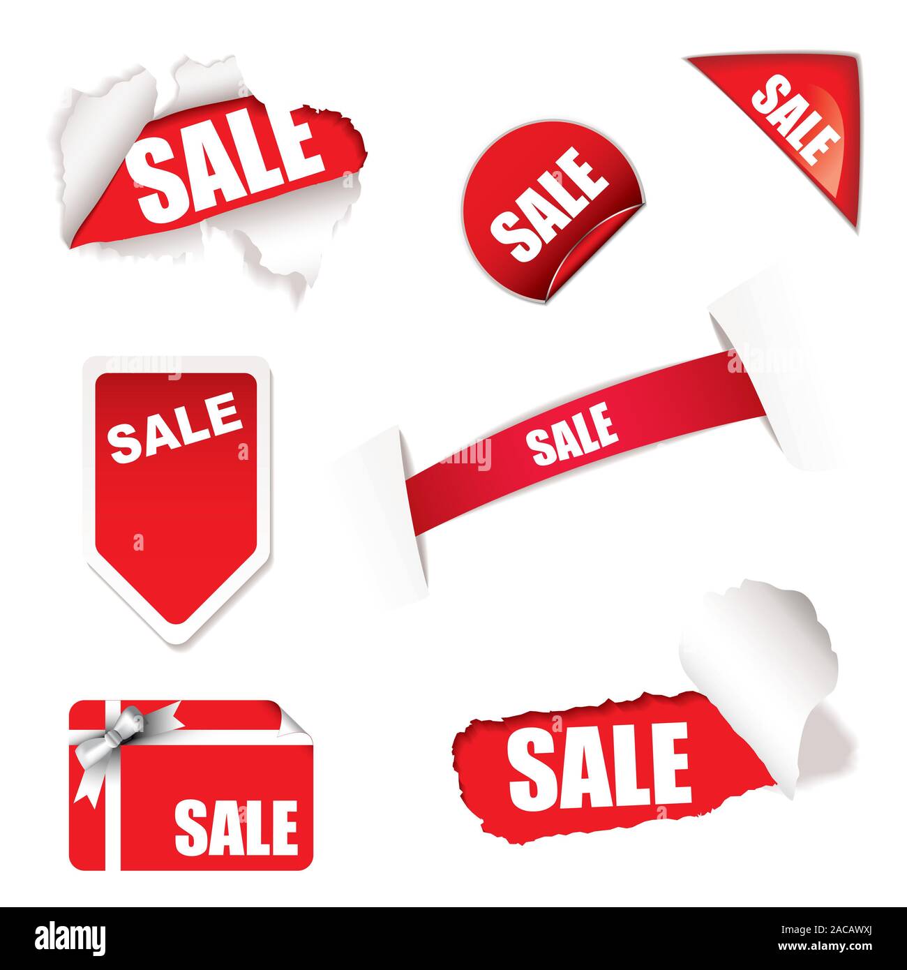 Negozio di elementi di vendita Foto Stock