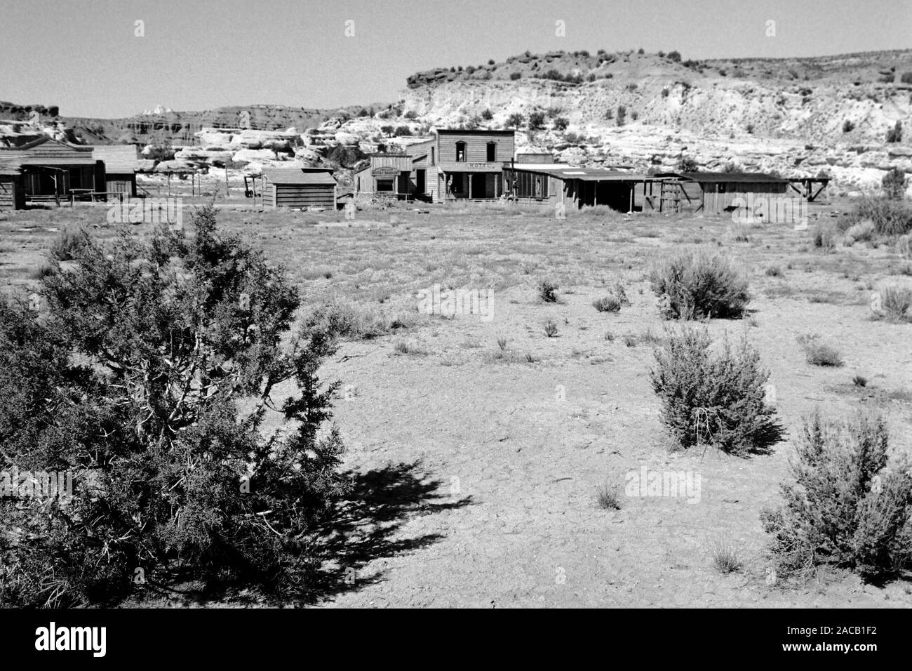 Unterwegs im Grenzgebiet Utah-Arizona, 1960er. Roadtrip attorno alla linea di confine Utah-Arizona, 1960s. Foto Stock