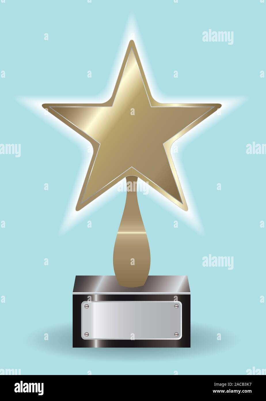 Stella Bronze Award ytophy Foto Stock