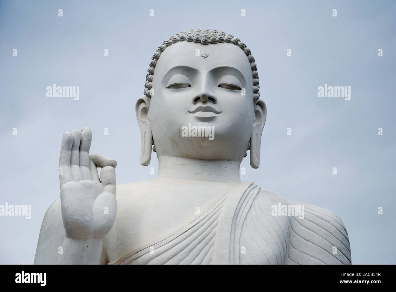 Statua del Buddha, Mihintale, Sri Lanka, Sud Asia Foto Stock