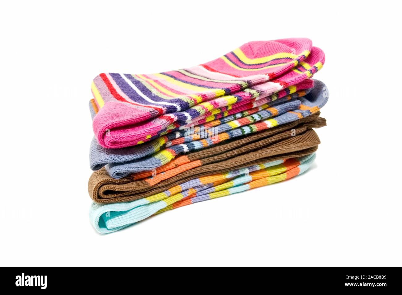 calzini colorati Foto Stock
