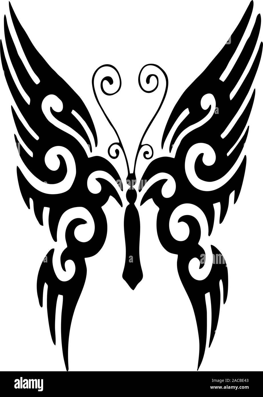 Il design del tatuaggio in vettore Foto Stock