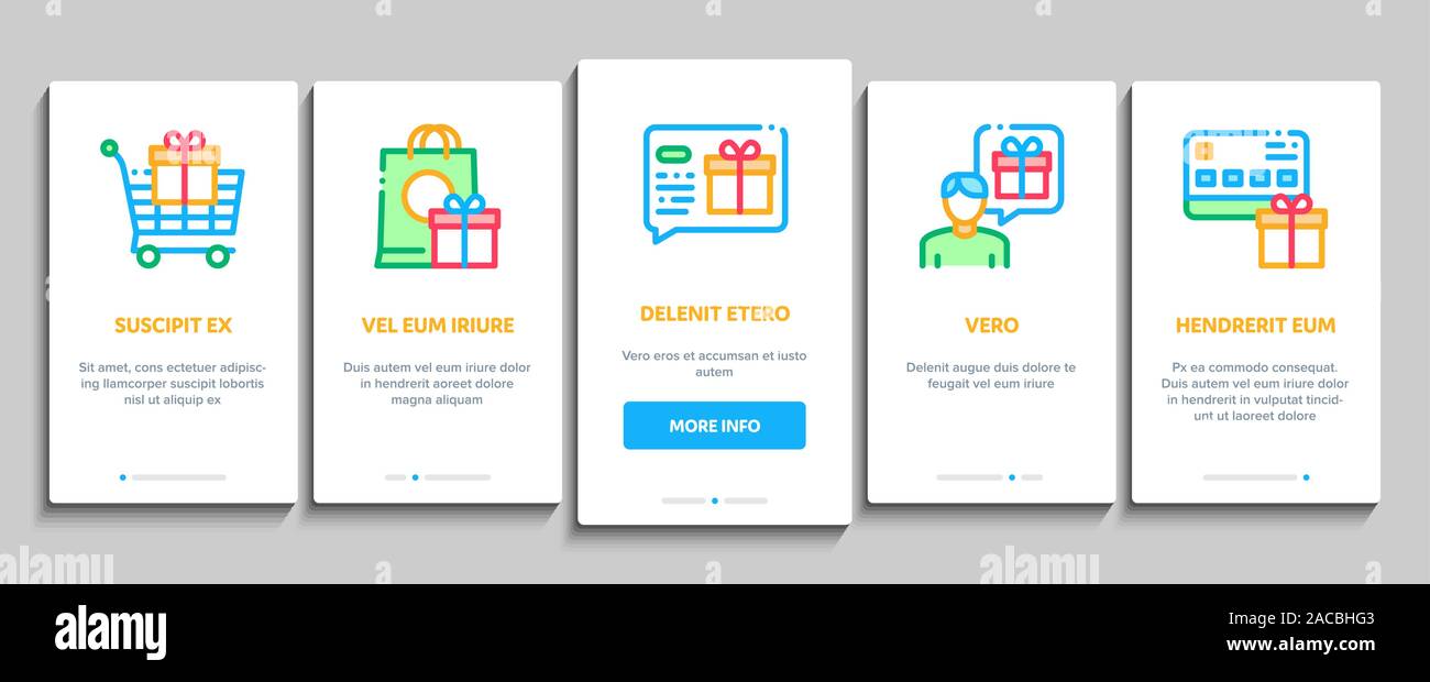Programma fedeltà per i clienti di onboarding vettore Illustrazione Vettoriale
