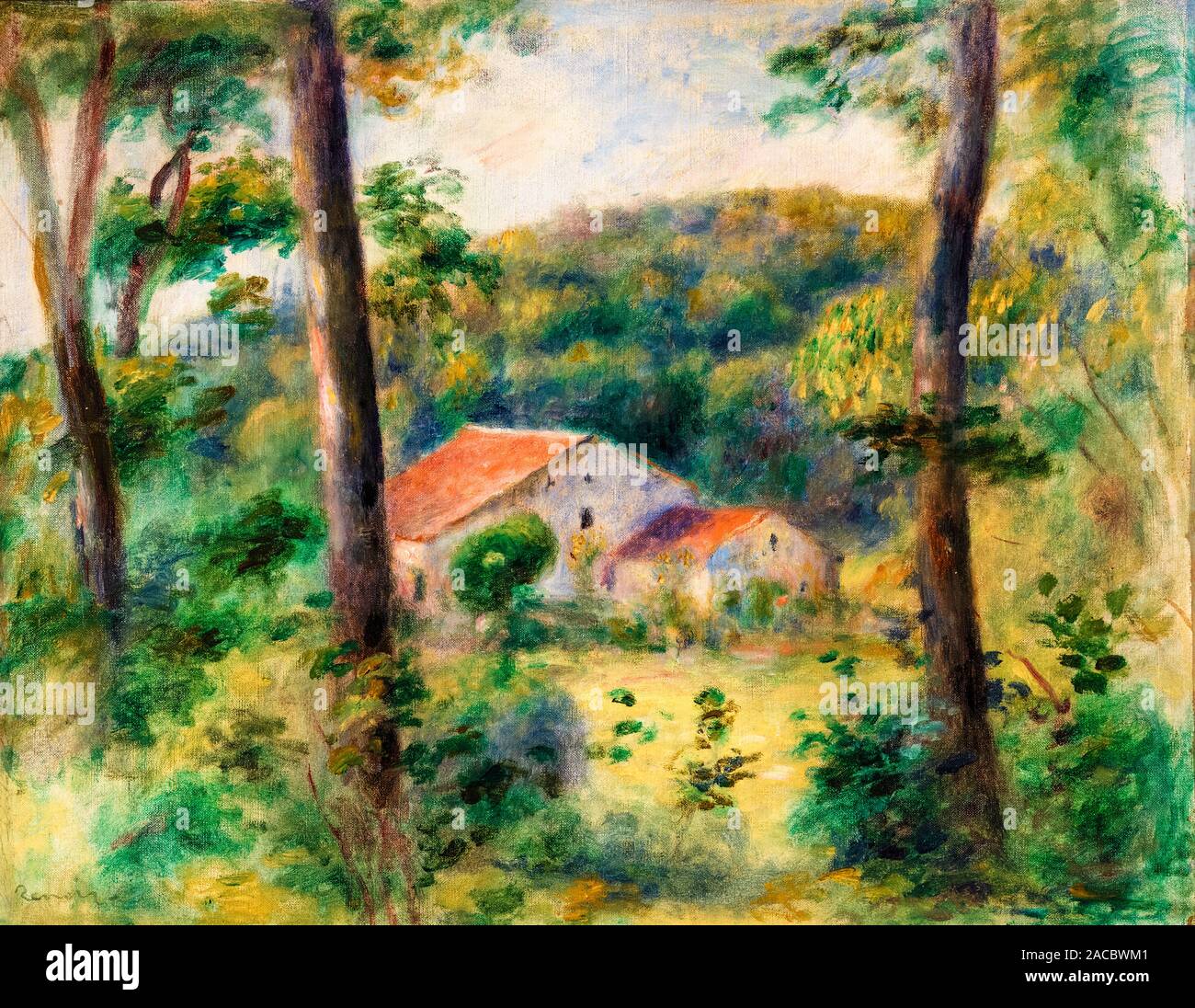 Pierre Auguste Renoir, dintorni di Briey, (Dintorni de Briey), la pittura di paesaggio, 1899 Foto Stock