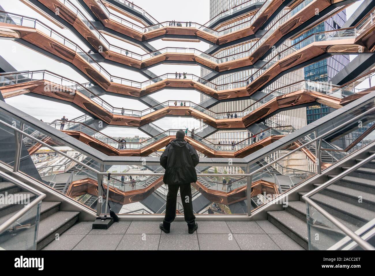 La nave, Cantieri Hudson, New York City, Stati Uniti d'America. Foto Stock