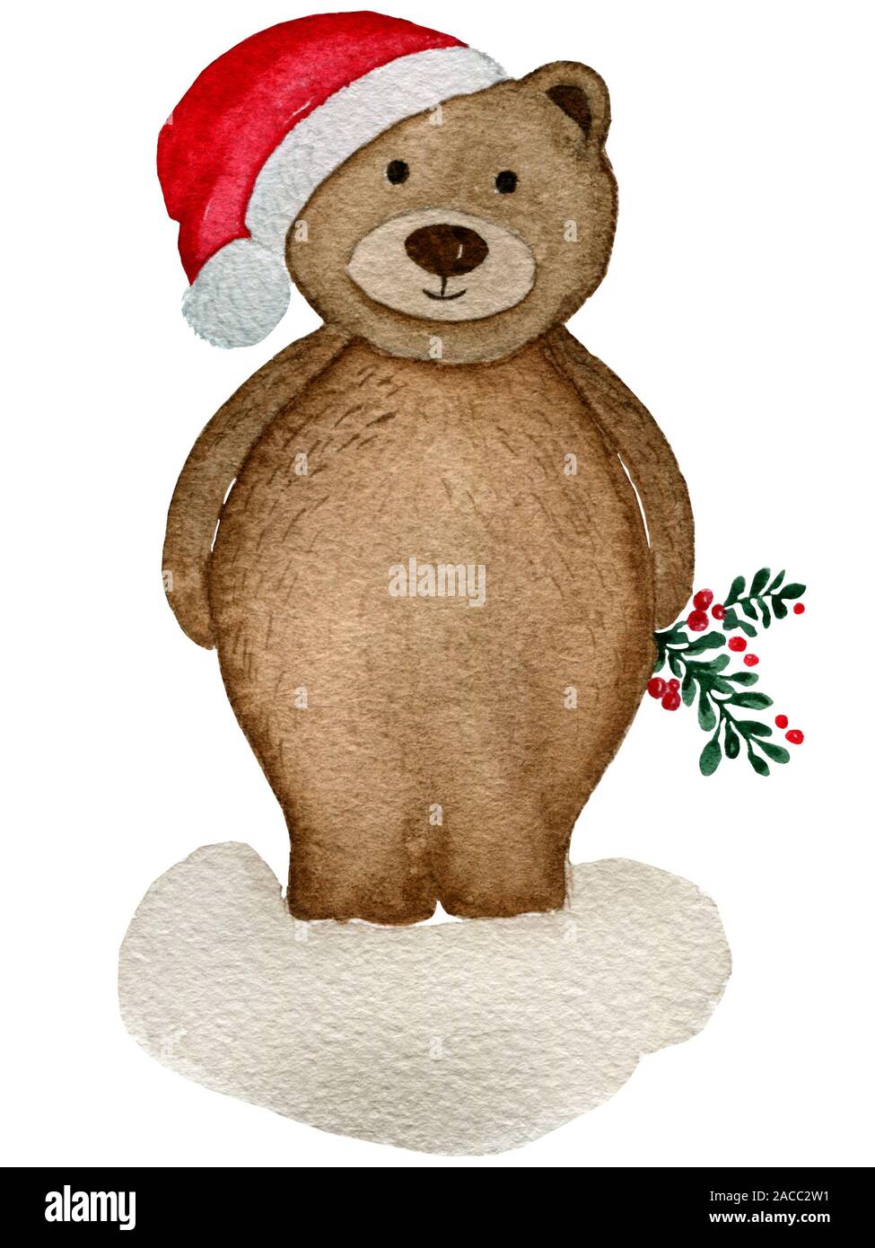 Second Ave Biglietto Di Auguri Natale Con Orso E Cuore – Carta Di Lino 350g/m², A5 Con Busta, FSC - 2