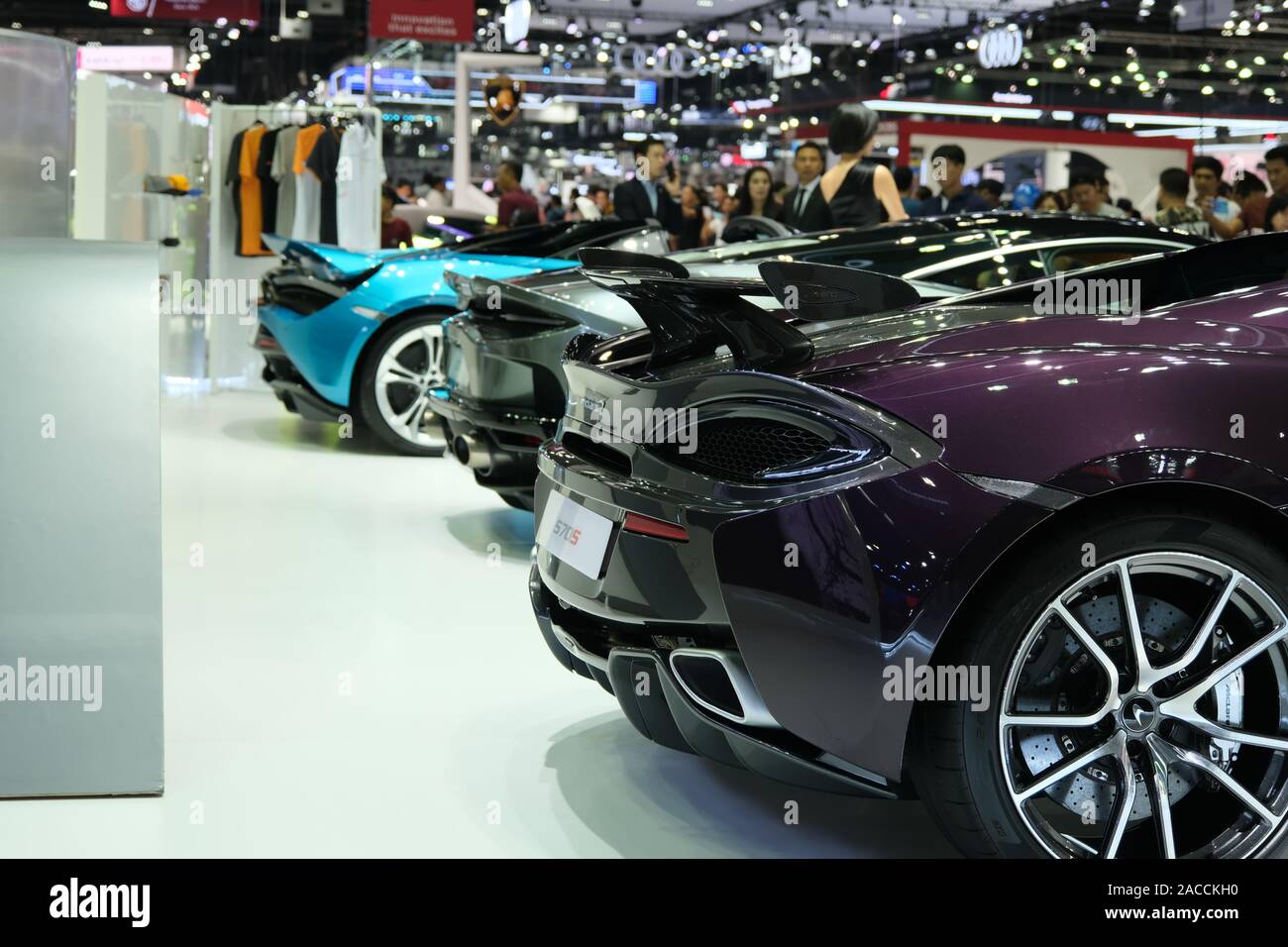 Bangkok, Tailandia - 1 Dicembre 2019 : Lamborgini Huracan supercar nel motore di Expo 36th 2019 a Impact Exhibition Thailandia Foto Stock