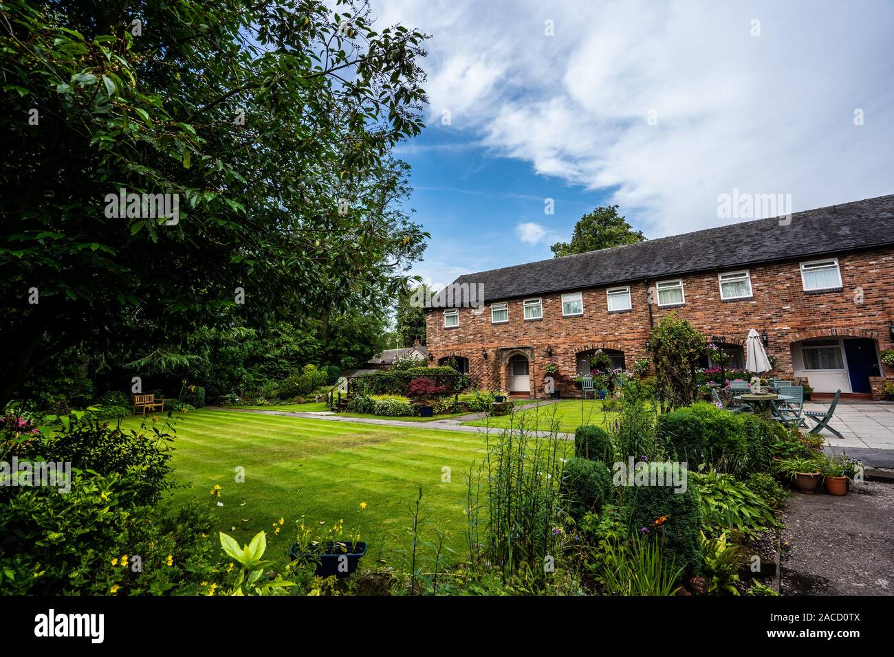 The Manor Hotel and Guest House, situato a Cheadle, struttura per matrimoni di secondo livello nello Staffordshire, B&B per famiglie, cerimonia Foto Stock