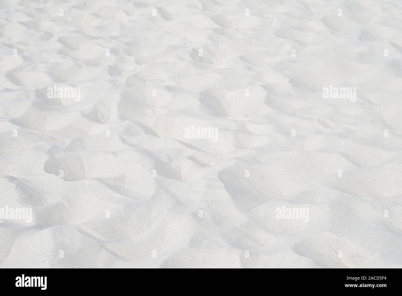 Immacolate spiagge di sabbia bianca natura sfondo con spazio di copia Foto Stock