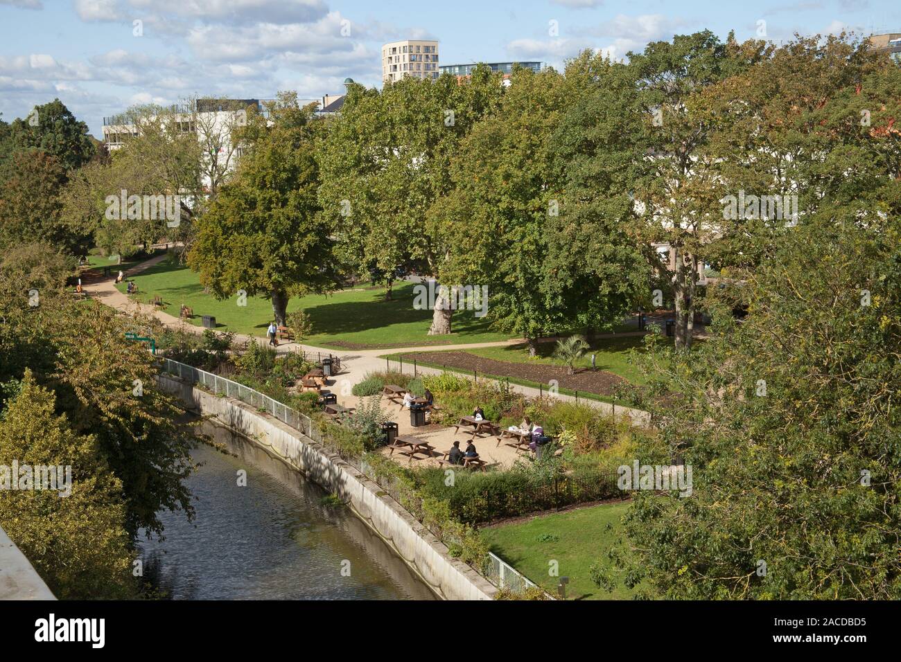 Central Park, Chelmsford, England, Regno Unito Foto Stock