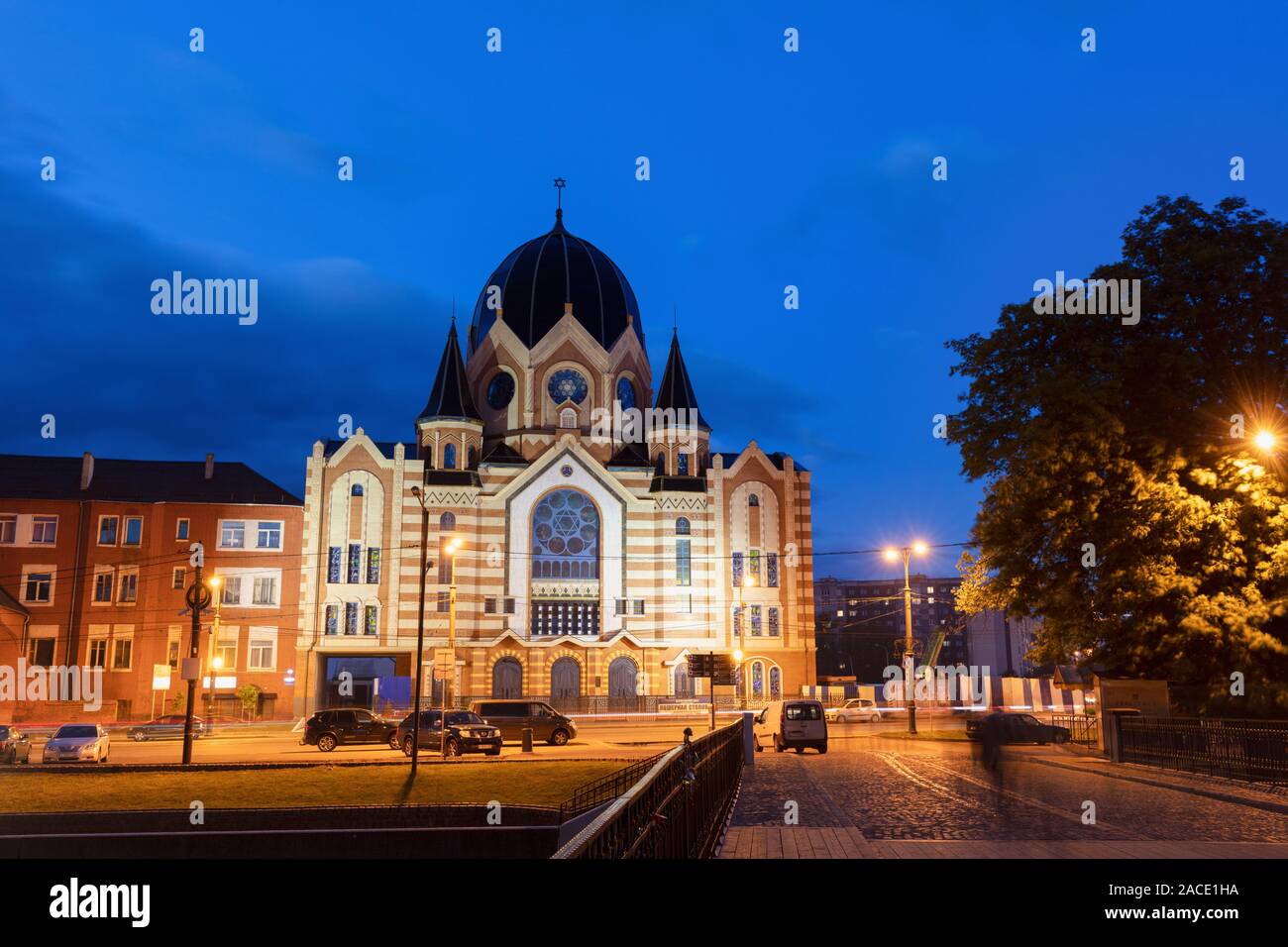 Nuova Sinagoga liberale nella regione di Kaliningrad. Kaliningrad Oblast di Kaliningrad, Russia. Foto Stock