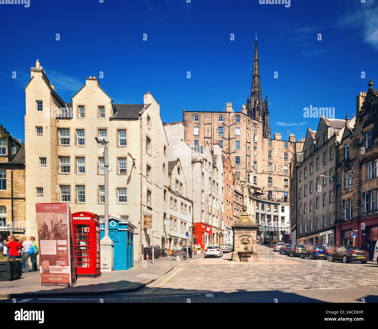 Scene trovati in Edimburgo, capitale della Scozia Foto Stock
