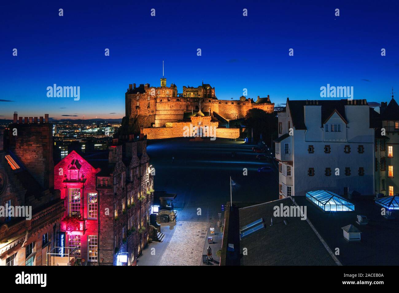 Edimburgo, capitale della Scozia Foto Stock
