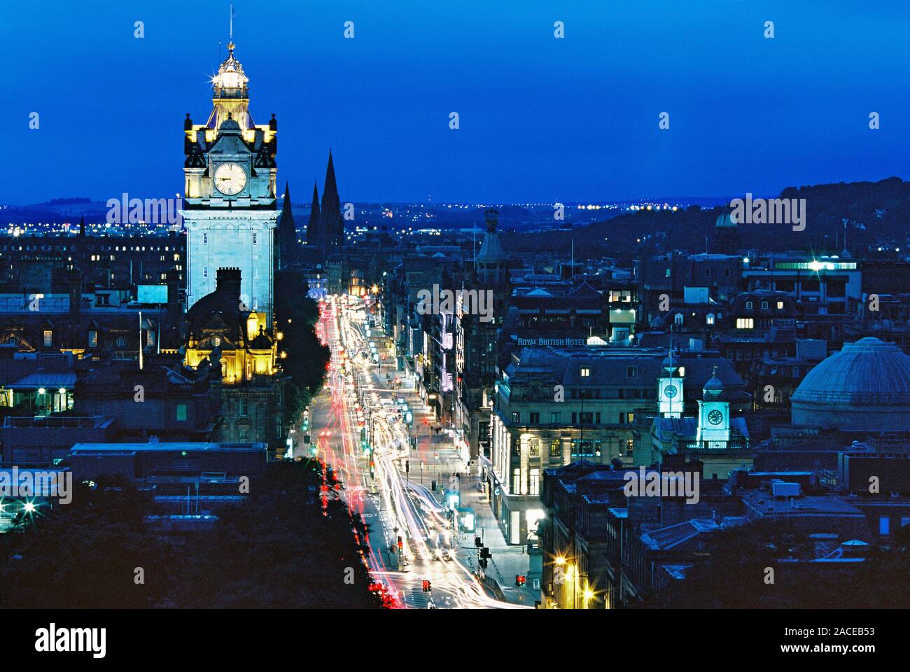 Edimburgo, capitale della Scozia Foto Stock