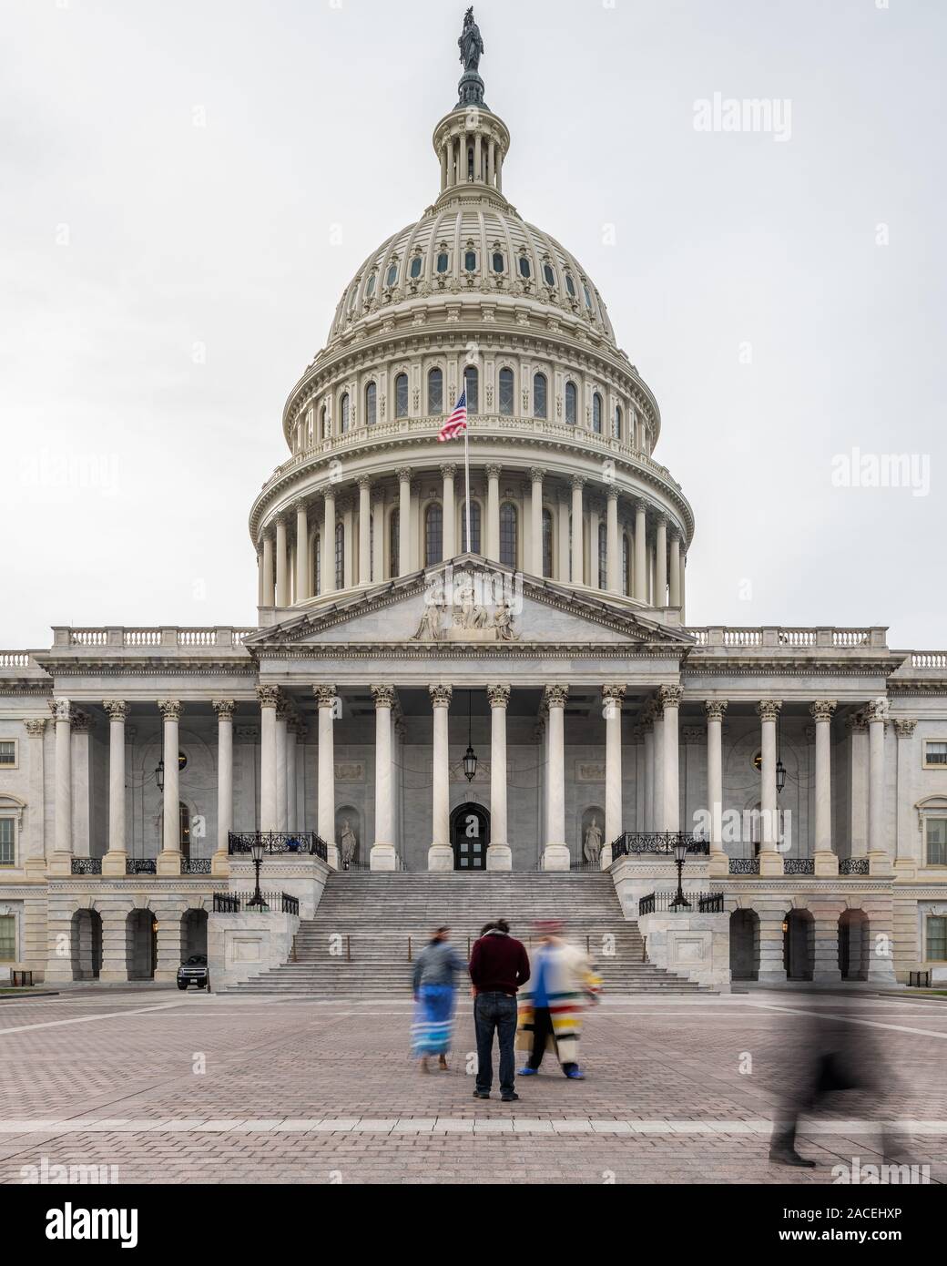 Esterno della United States Capitol Building Foto Stock