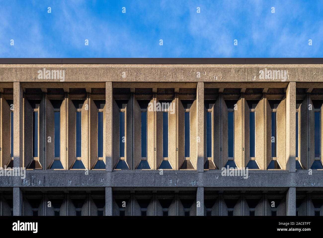 Edifici all'Università di Illinois Chicago campus Foto Stock