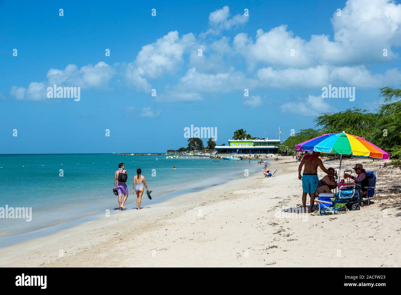 El Combate Beach, Cabo Rojo, Puerto Rico Foto Stock