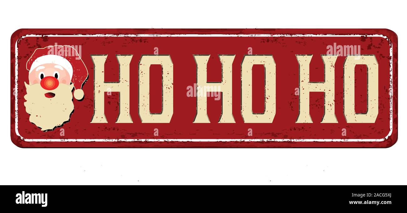 Biglietto di Natale con motivo Ho Ho Ho - Biglietto di auguri festivo - Italia