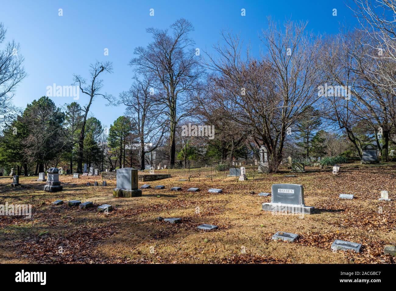 Il cimitero di Evergreen Foto Stock