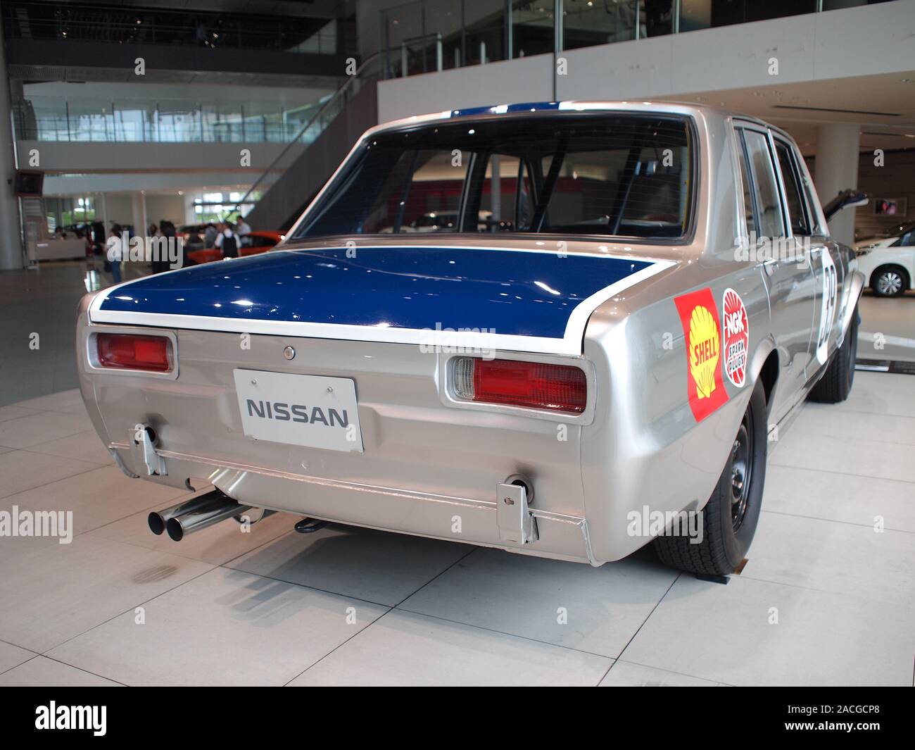 1969 Nissan Skyline 2000 GT-R (vincitore assoluto spec di JAF GP nel 1969, n. 39) per la Nissan sede centrale globale Gallery. Foto Stock