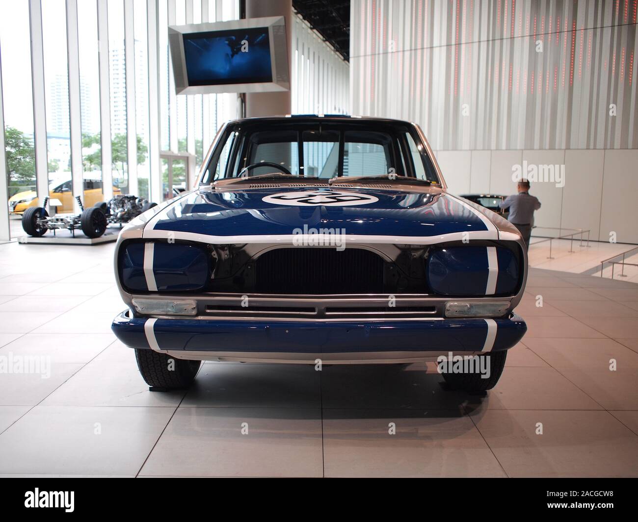 1969 Nissan Skyline 2000 GT-R (vincitore assoluto spec di JAF GP nel 1969, n. 39) per la Nissan sede centrale globale Gallery. Foto Stock