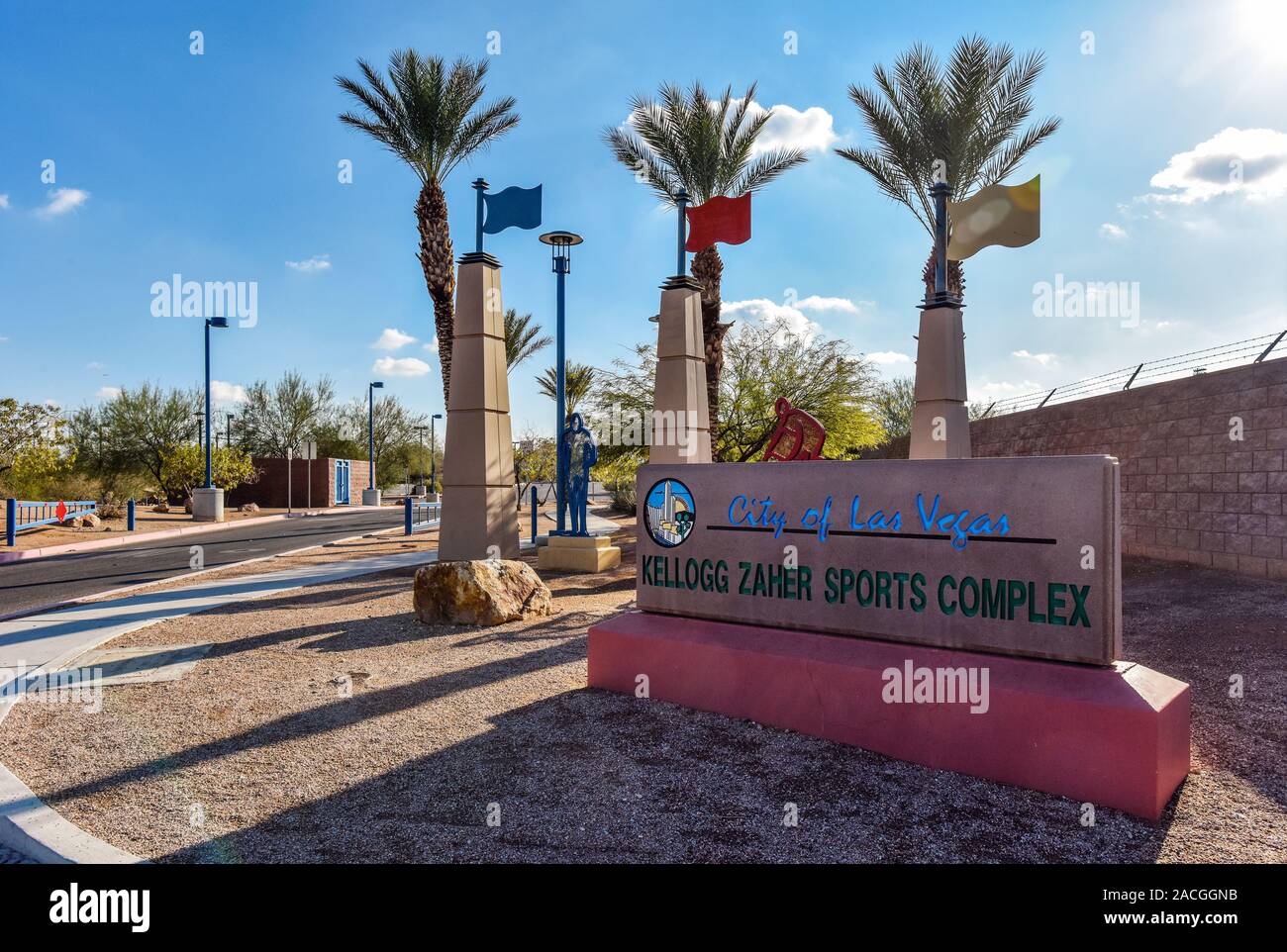 Kellogg Zaher Sports Complex Park, la città di Las Vegas, Nevada Foto Stock